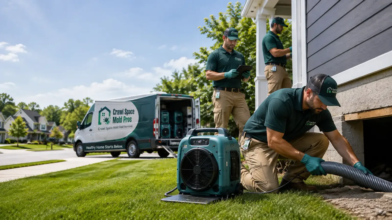 Crawl Space Mold Removal in Gibbon, MN
